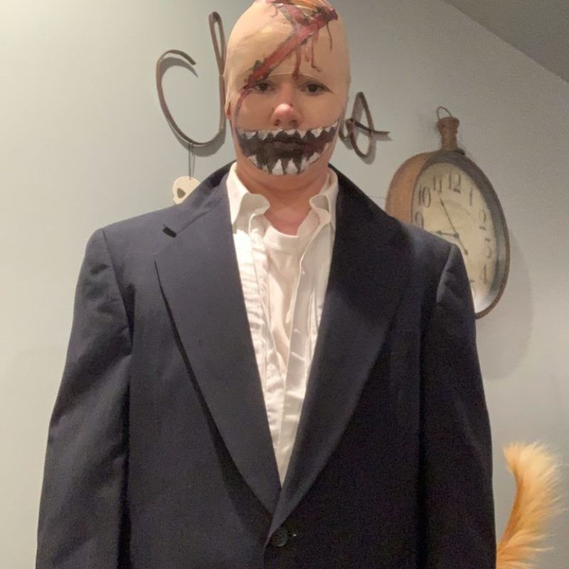 2019 Experimenting with make-up and prosthetics